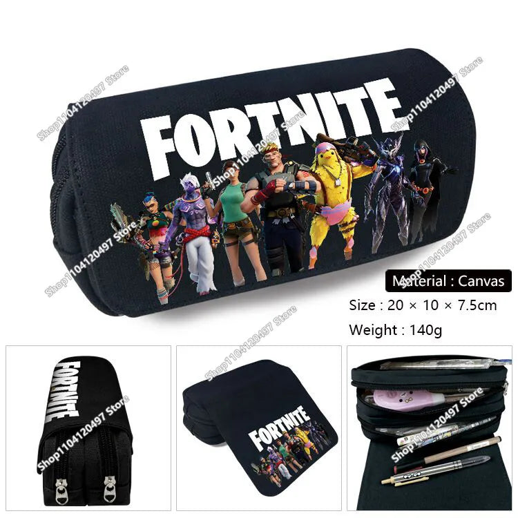 Victory Royale ученически несесер за момчета и момичета, Fortnite, голям капацитет, Peely, Llama Hero, детска кутия за химикалки, чанти за деца и тийнейджъри
