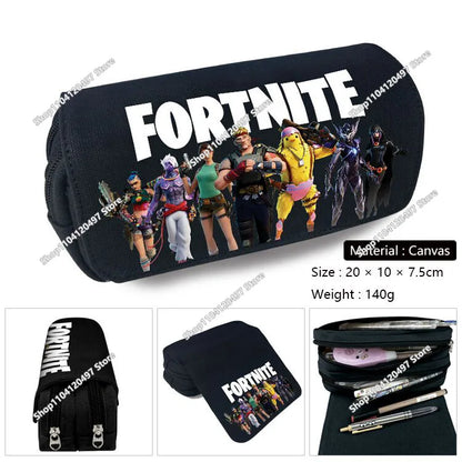 Victory Royale ученически несесер за момчета и момичета, Fortnite, голям капацитет, Peely, Llama Hero, детска кутия за химикалки, чанти за деца и тийнейджъри