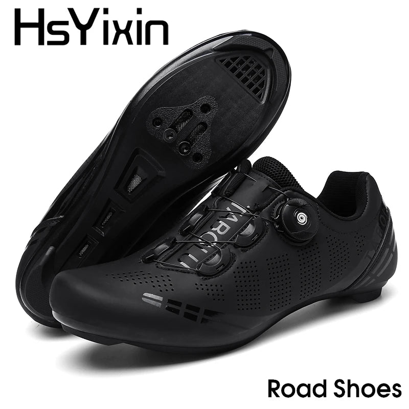 MTB Cycling Shoes Breathable Men’s and Women’s Off-Road Mountain Bike Cycling Shoes Self-Locking Speed Mountain Bike Pedal Shoes