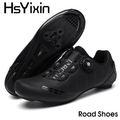 MTB Cycling Shoes Breathable Men’s and Women’s Off-Road Mountain Bike Cycling Shoes Self-Locking Speed Mountain Bike Pedal Shoes