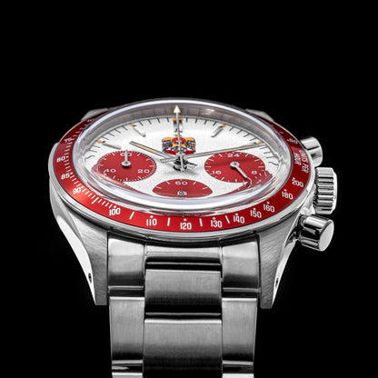 Thorn T010 37mm Quartz Watch VK63 Movement Men's Chronograph Watch Sapphire K9 Glass Luminous Waterproof Fashionable Retro Watch