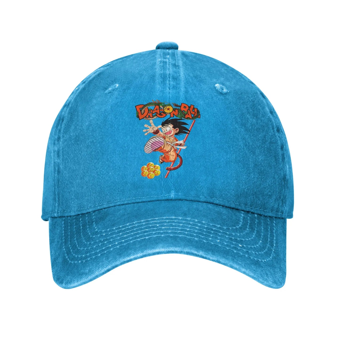 Goku and the Dragon Ball Z Men Women Baseball Cap Distressed Washed Caps Hat Casual Outdoor Activities Adjustable Snapback Cap