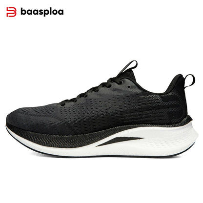 Baasploa Running Shoes Men Carbon Plate Professional Cushioning Anti-Slip Sneaker Female Casual Breathable Jogging Sports Shoes