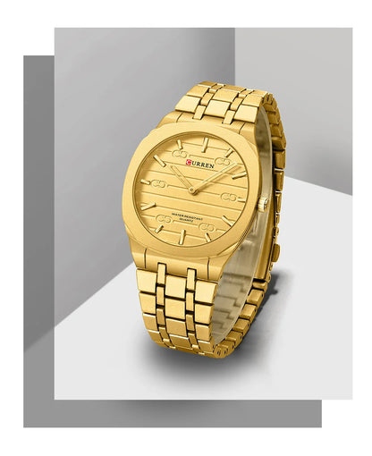 CURREN Top Luxury Brand Quartz Watch Men Stainless steel Strap Military Watches 30ATM Waterproof Wristwatch Relogio Masculino