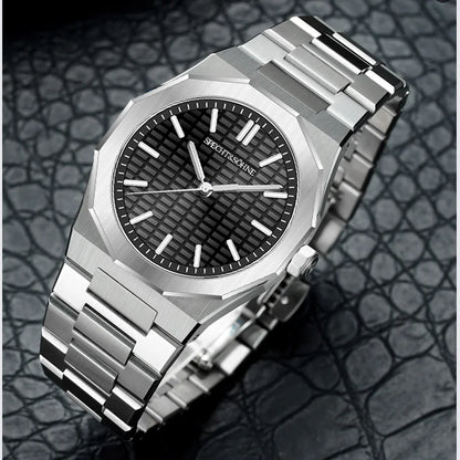 New 2026 Fashion Rare Specht & Söhne Men's Watch Ultrathin 38MM Steel Sapphire Crystal VH31 Quartz Wristwatch