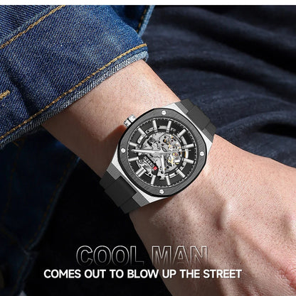 2025 CURREN New Men Mechanical Watch Luxury Sapphire Glass Automatic Watch 41MM Stainless Steel Watch for Men