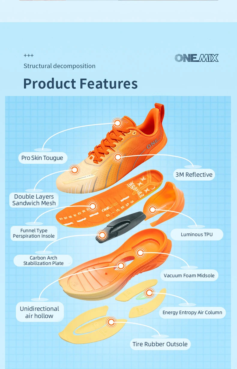 ONEMIX New Cushioned Running Shoes for Women Fall Winter Heavy Runners Lace-Up Women’s Jump Rope Dance Non-Slip Outdoor Sneakers