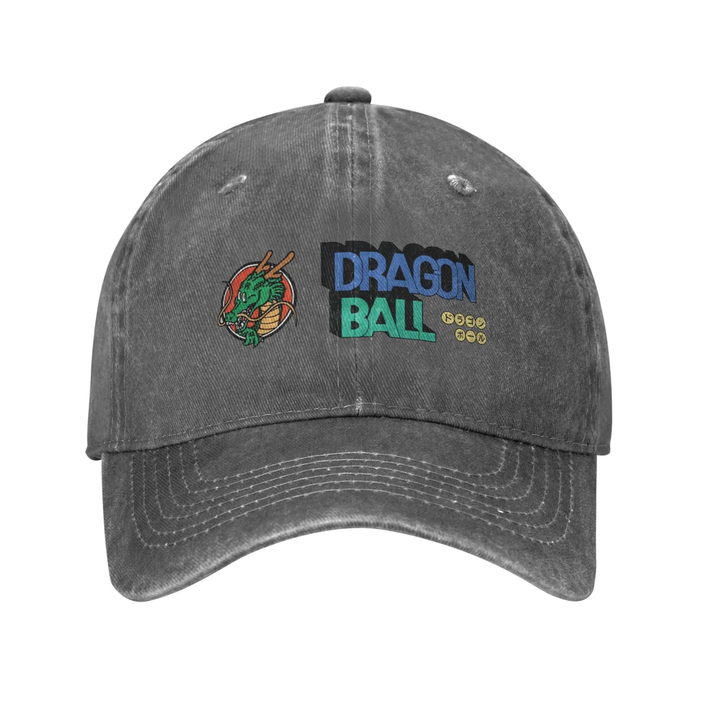 Dragon Ball Shenron Logo Baseball Caps Unisex Distressed Denim Snapback Cap Goku Kakarot Manga Outdoor Adjustable Fit Caps Hat