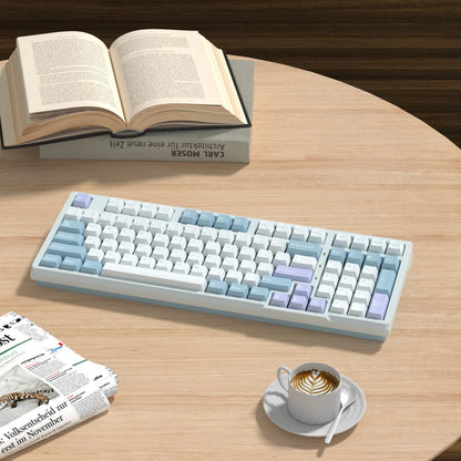 KBDiy GMK Illusion Tastenkappen Cherry-Profil Double-Shot PBT ISO-Tastenkappen für Gamer Mechanisches Tastatur-Kit Gaming Point Retro-Tastenkappe