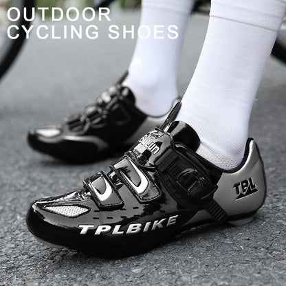 New Men's and Women's Bicycle Shoes,Outdoor Cycling Shoes,Three Functional Soles,Professional Training Shoes