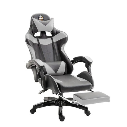 Sedia gaming, poltrona gaming, sedia da ufficio regolabile in altezza con funzione reclinabile regolabile, orecchie da gatto e cuscini