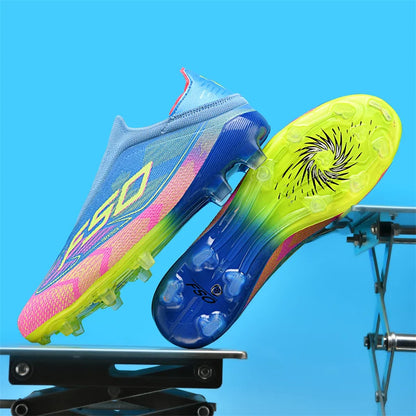 New men's football boots, non-slip high-quality soccer shoes, grass cleats, high-top futsal sneakers, match indoor hot-selling outdoor