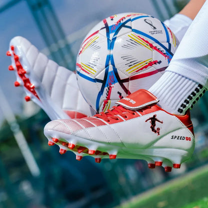 New Men's Professional Football Boots Unisex Hot Sale Cleats Soccer Shoes Futsal Women Ultralight High-quality TF/FG Sneakers