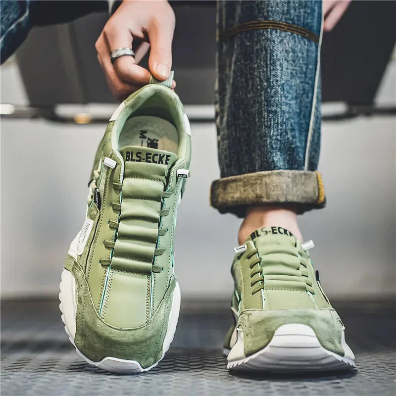 Men's Luxury Sneakers Sports Moccasins Chunky Casual Comfortable Breathable Trendy Designer Personality Shoes