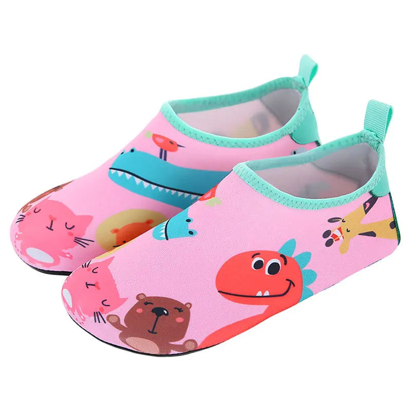 Boys Girls Soft Foldable Water Shoes Kids Beach Summer Outdoor Wading Shoes Swimming Surf Sea Slippers Quick-Dry Aqua Shoes
