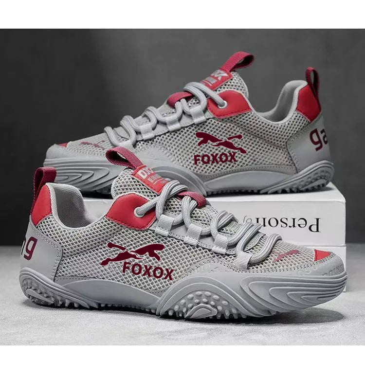Scarpe da running da uomo traspiranti con tomaia leggera in mesh, suola morbida e confortevole, sneakers sportive casual, calzature estive di tendenza
