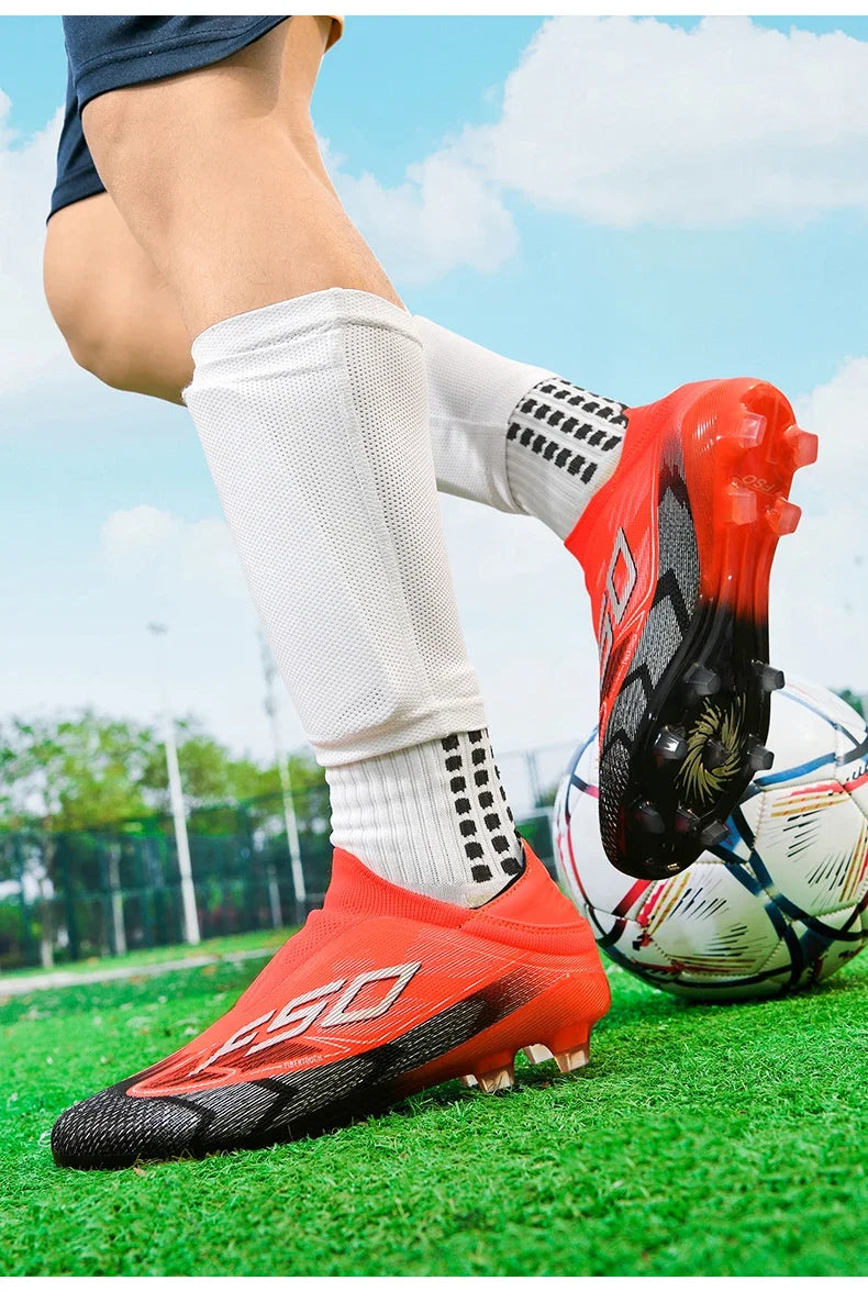 Men's New Indoor TF Football Boots High Quality Training Original Male Breathable Non-Slip Soccer Shoes Turf Futsal Football Shoes