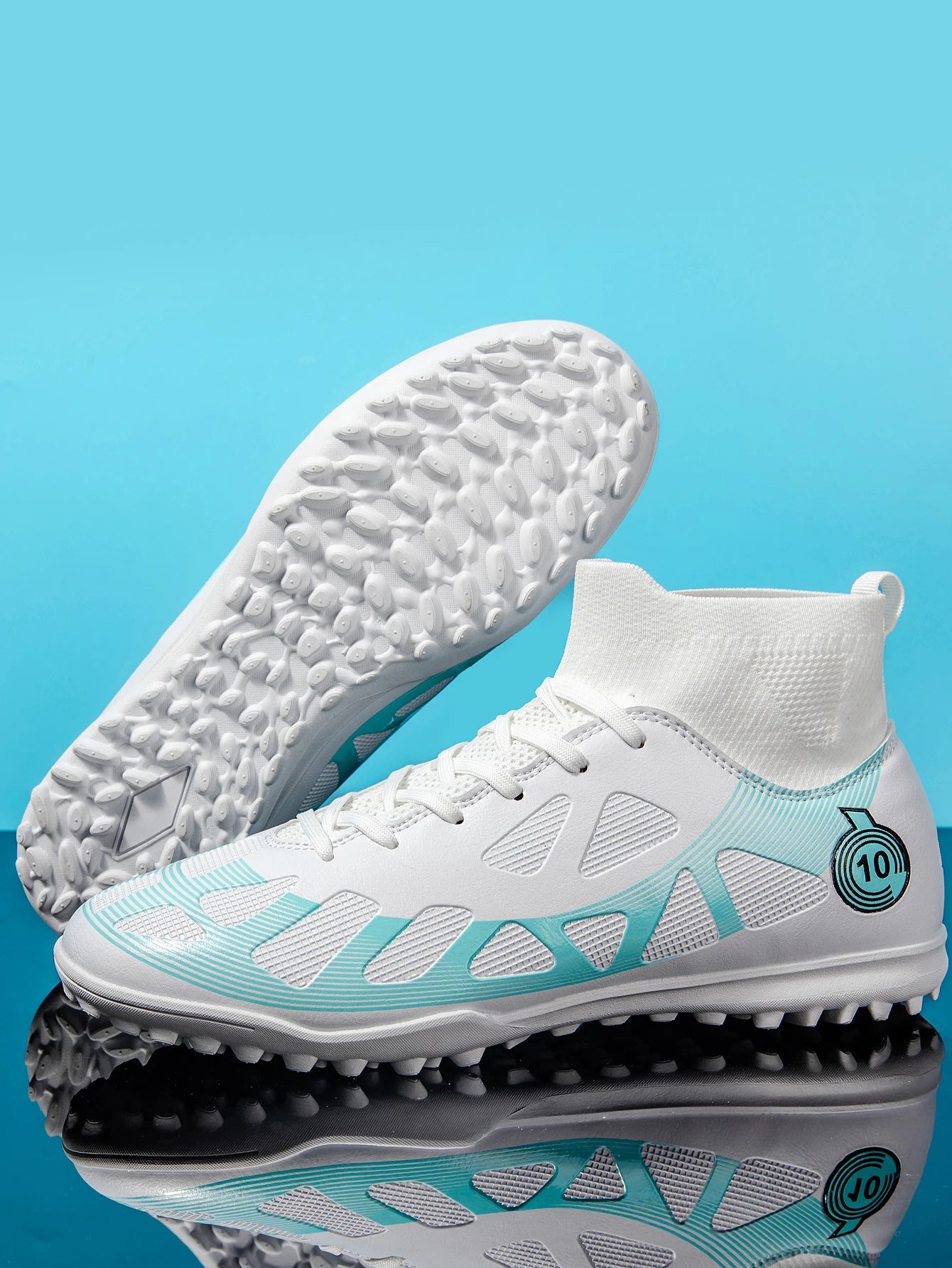 High Quality TF Football Boots for Men and Women, PU Fabric Upper, Rubber Cleats, Non-Slip Training Football Shoes
