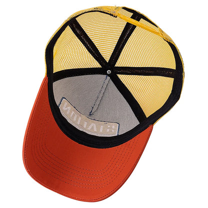Hot Sale Unisex Baseball Cap Classic STATION Letter Pattern Mesh Cap Men And Women Breathable Streetwear Summer Trucker Hat