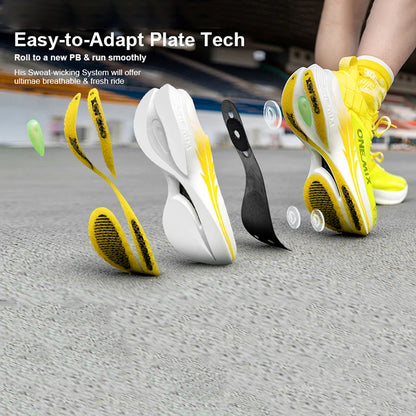 ONEMIX Carbon Plate Marathon Running Racing Shoes Professional Stable Support Shock-Relief Ultra-Light Rebound Sport Sneakers