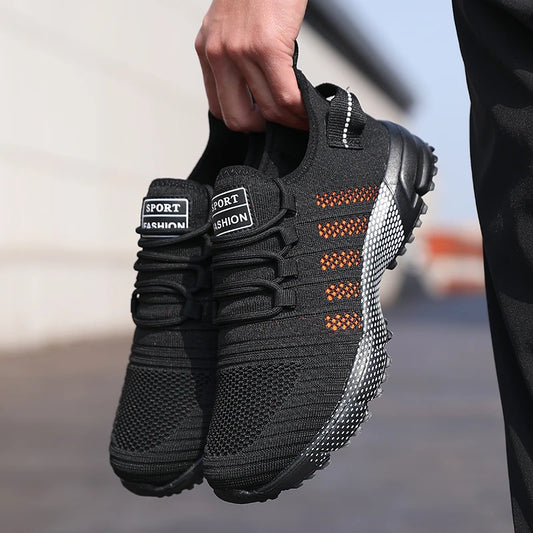 New Men's Breathable Casual Sports Shoes Summer Fashion Running Shoes 2025 Lightweight and Soft Casual Shoes Women's Sizes 36-46