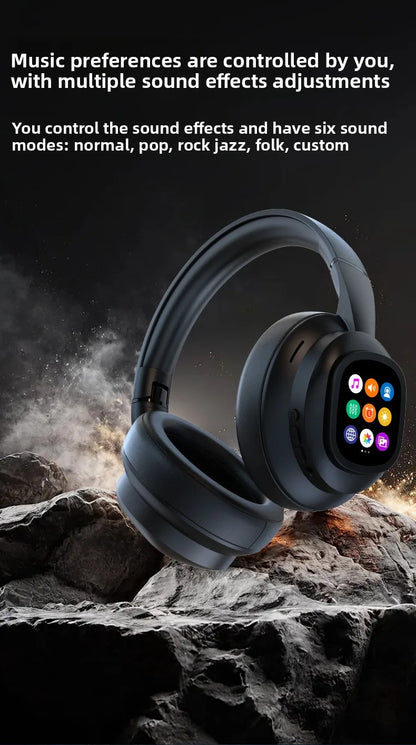 HYUNDAI X1PRO kabellose Bluetooth 6.0 KI-Übersetzungs-Ohrhörer – 100+ Sprachen, Touch-Control, LED-Display, geräuschunterdrückende Kopfhörer