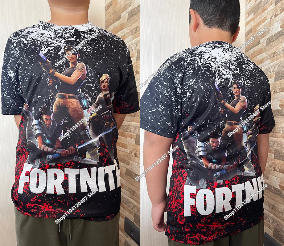 3D Fortnite тениска Battle Royale – тениски за мъже и жени, момчета и момичета, анимационни топове Victory, дрехи за тийнейджъри, детски геройски геймърски тениски и топове