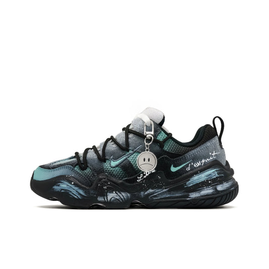 Nike Tech Hera Ink Blue Wanderer, Footprint Pioneer Low top Casual Shoes Unisex Black