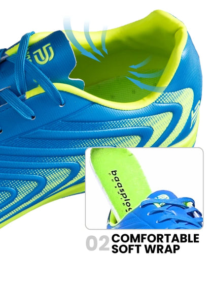 Baasploa Herren Profi-Fußballschuhe Outdoor rutschfeste Trainings-Sportschuhe für Männer leichte Leder-Fußballschuhe Chuteira Campo