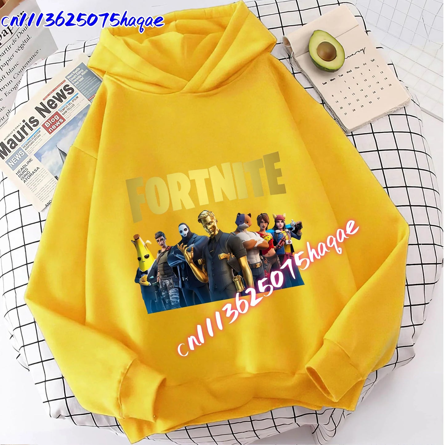 New Fortnite Kids Sweatshirts Cartoon Game Character Printed Hoodie Autumn Casual Children’s Tops Winter Baby Boys Clothing