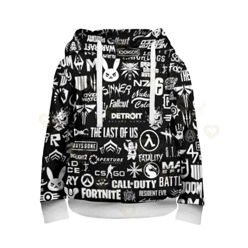 Fortnite jongens coole helden cosplay-hoodie, cartoon-sweatshirt, kinderkleding, lente/herfst babyjas, kinderjack met capuchon