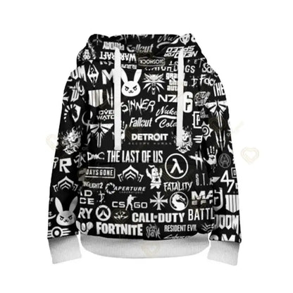 Fortnite jongens coole helden cosplay-hoodie, cartoon-sweatshirt, kinderkleding, lente/herfst babyjas, kinderjack met capuchon