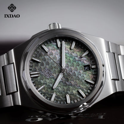 IX&DAO 2025 New 37mm Warrior Men's Automatic Mechanical Watch Miyota 9015 Movement Sapphire Stainless Steel Waterproof 10Bar BGW