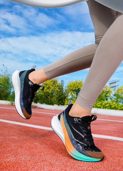 Scarpe da corsa marathon professionali da uomo e donna 2025 con piastra in carbonio, ammortizzazione, ultra leggere, supporto stabile, scarpe sportive