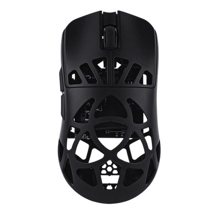 Ratón gaming inalámbrico EPOMAKER Carbon X con cable/2.4G/BT, DPI ajustable de 400 a 30,000, sensor PAW3950 para PC/Mac/Linux