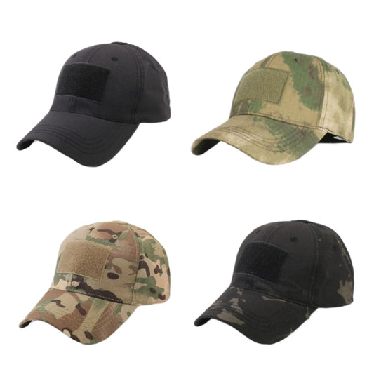 Tactical Camo Baseball Cap with Patch - Adjustable & Durable, The Viral Must-Have for Outdoor, Hunting and Tactical Activities