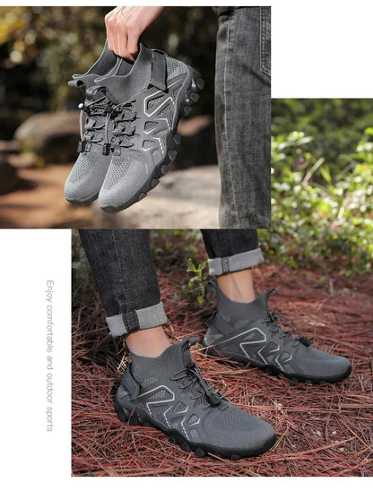 Unisex Breathable Quick-Drying Fishing Water Sport Shoes Summer Upstream Barefoot Aqua Boots Outdoor Non-Slip Women Beach Shoes