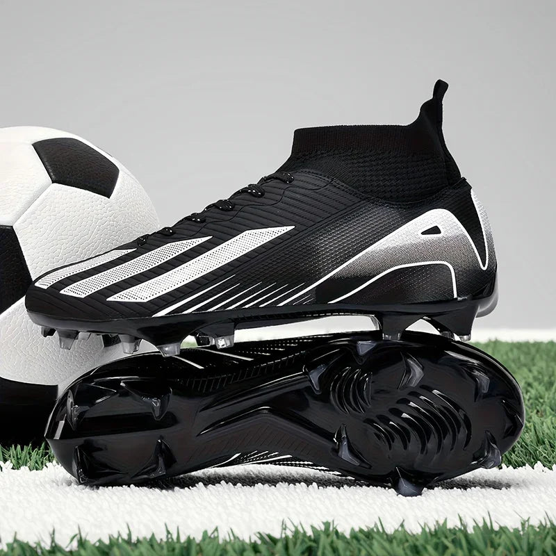New Men's Soccer Shoes Adult Non-Slip Football Boots Cleats Boys Ultralight Sport Outdoor Comfortable Training Match Grass
