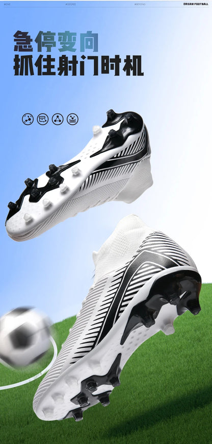 New Men's Professional Soccer Shoes Non-slip Football Boots Unisex Breathable Futsal Sports New Cleats Drop Shipping Ultralight