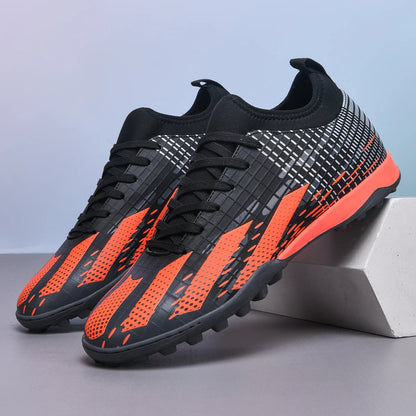 New Men Soccer Shoes Futsal Indoor Football Boots Sport Match Training Kids TF Cleats Grass Ankle Hot-selling High-quality Light