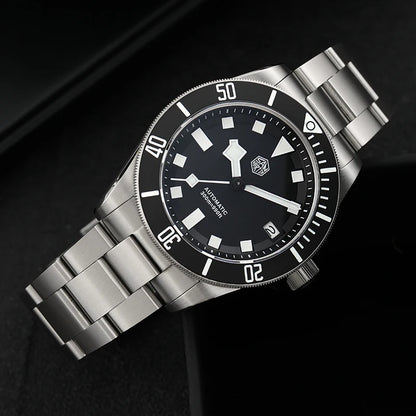  San Martin Grade5 Titanium Watch SN0121TD PT5000/ST2130 Automatic Movement Watch 300M Waterproof Adjustable Clasp Wristwatch