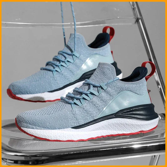 NEW Mijia Sport Shoes 4 Lightweight Ventilate Elastic Knitting Leisure Shoes Breathable Non Slip Sneaker Running Trainer Sneaker
