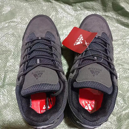 HIKEUP New Arrival Men's Hiking Shoes Breathable Lace Up Trekking Male Cushioning Outdoor Climbing Tourism Sneakers for Men