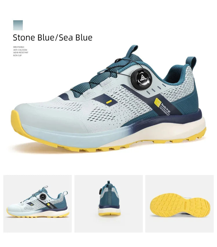 HUMTTO Men's Sneakers Luxury Designer Trail Shoes for Men Anti-slip Sports Hiking Sneaker Man Breathable Outdoor Trekking Boots