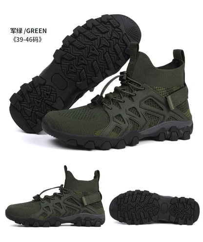 Unisex Breathable Quick-Drying Fishing Water Sport Shoes Summer Upstream Barefoot Aqua Boots Outdoor Non-Slip Women Beach Shoes