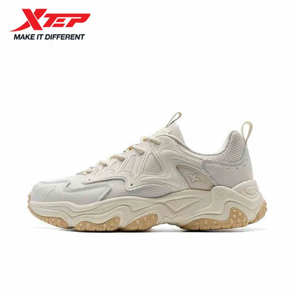 Xtep Casual Shoes 2025 Spring And Summer Lightweight Sports Shoes Thick Sole Fashionable Street Style Sneakers 875319320004
