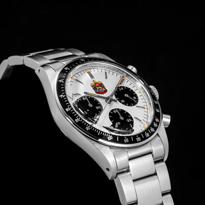 Thorn T010 37mm Quartz Watch VK63 Movement Men's Chronograph Watch Sapphire K9 Glass Luminous Waterproof Fashionable Retro Watch