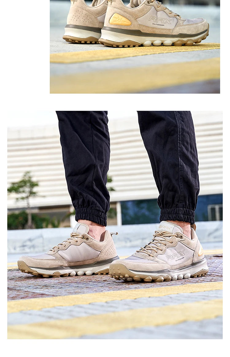 RAX Outdoor Breathable Hiking Shoes Men Lightweight Walking Trekking Wading Shoes Sport Sneakers Men Outdoor Sneakers Male