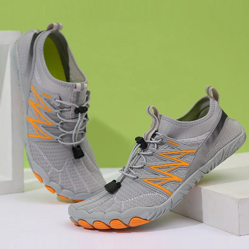 Outdoor Lightweight Men's Trainning Running Barefoot Shoes Qiuck-Dry Swimming Water Shoes Sport Gym Fitness Jogging Sneaker