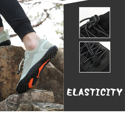 Men Barefoot Hiking Shoes Breathable Outdoor Sports Climbing Shoe Trekking Sneakers Non-Slip Comfort Man Casual Jogging Footwear